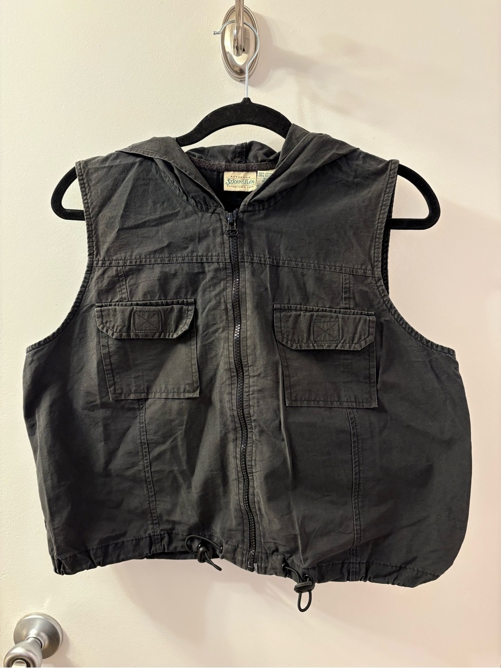 Genuine vintage St. John's Bay utility cargo vest Y2K Era Size Large